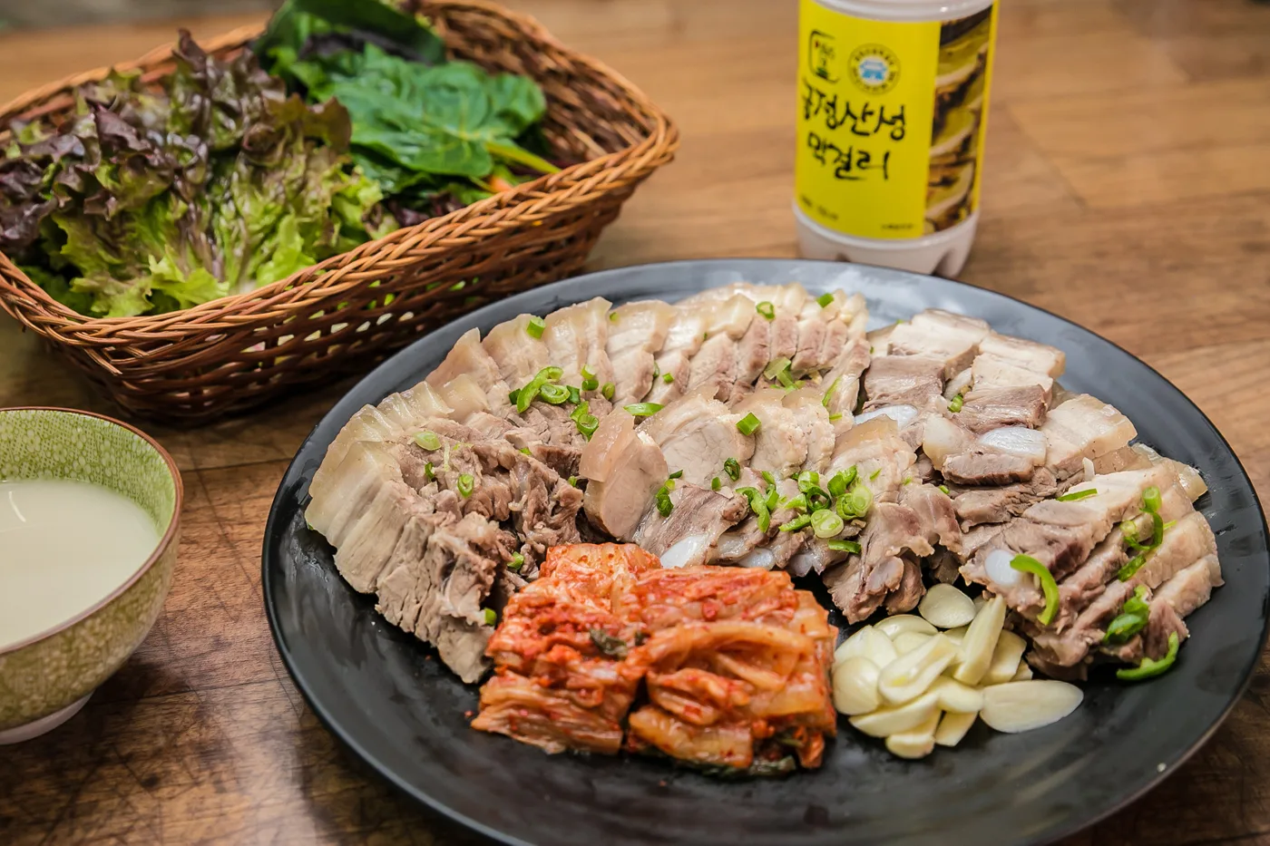수육 상차림